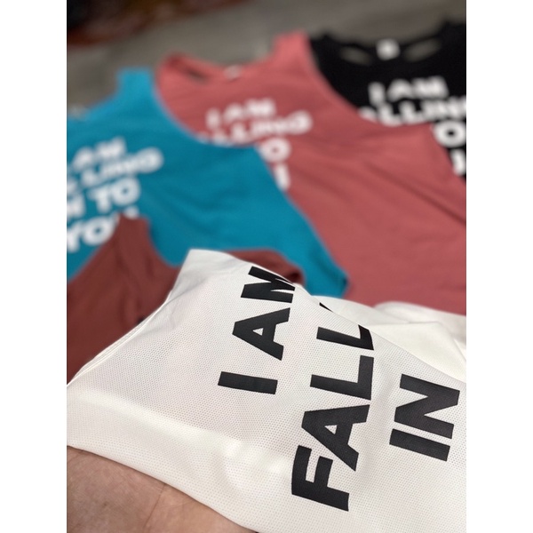 Áo tanktop dây Falling thể thao tập gym yoga nữ
