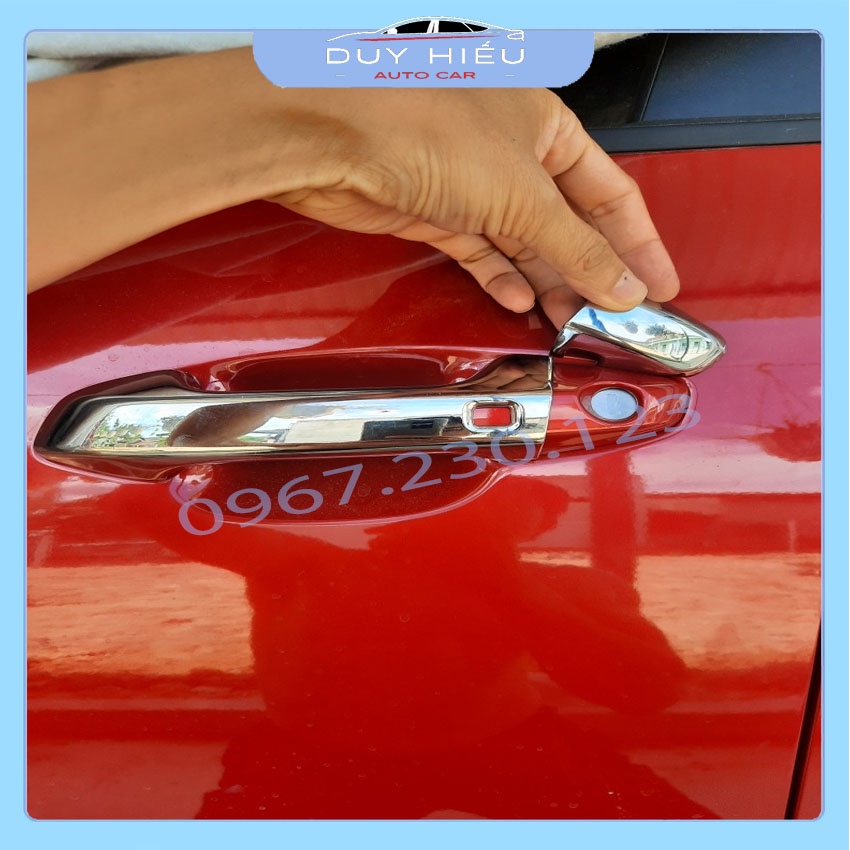 Bộ 8 ốp tay và hõm cửa xe mạ Crom dành cho xe Kia Seltos 2020