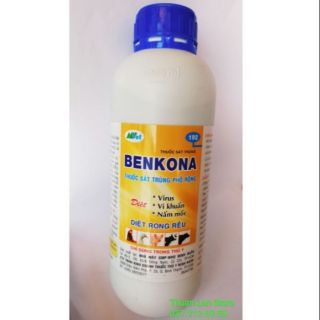 BENKONA 1 Lít - Thuốc Trị Nấm, Sát Khuẩn