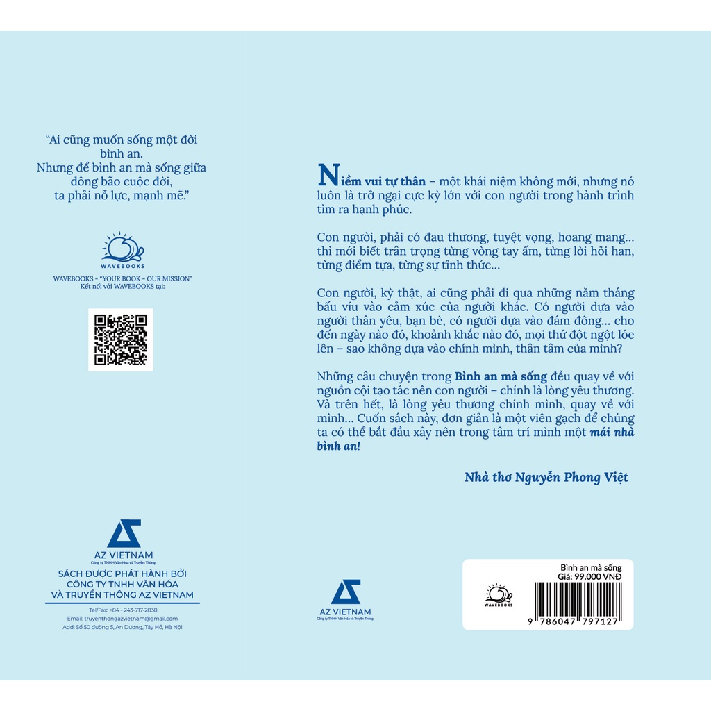 Sách AZ - Bình An Mà Sống