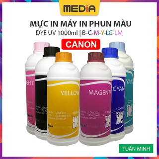 Mua Mực In Phun Màu Media DYE UV Cho Máy In Canon 1000ml