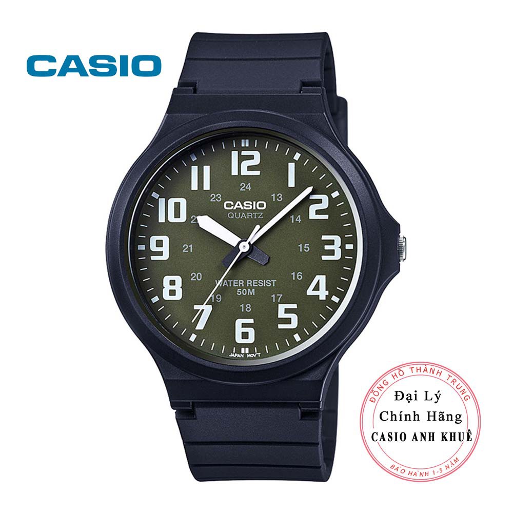 Đồng hồ Nam Casio MW-240-3BVDF dây nhựa