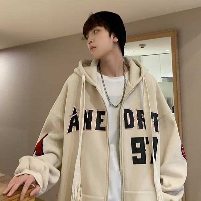 Áo hoodie nam tay dài có nón thời trang Hàn Quốc dành cho áo hoodie zip form rộng nam nữ Unisex Đơn giản bigsize cặp đôi áo khoác nỉ hoodie nữ form rộng dày