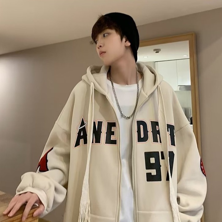 Áo hoodie nam tay dài có nón thời trang Hàn Quốc dành cho áo hoodie zip form rộng nam nữ Unisex Đơn giản bigsize cặp đôi áo khoác nỉ hoodie nữ form rộng dày