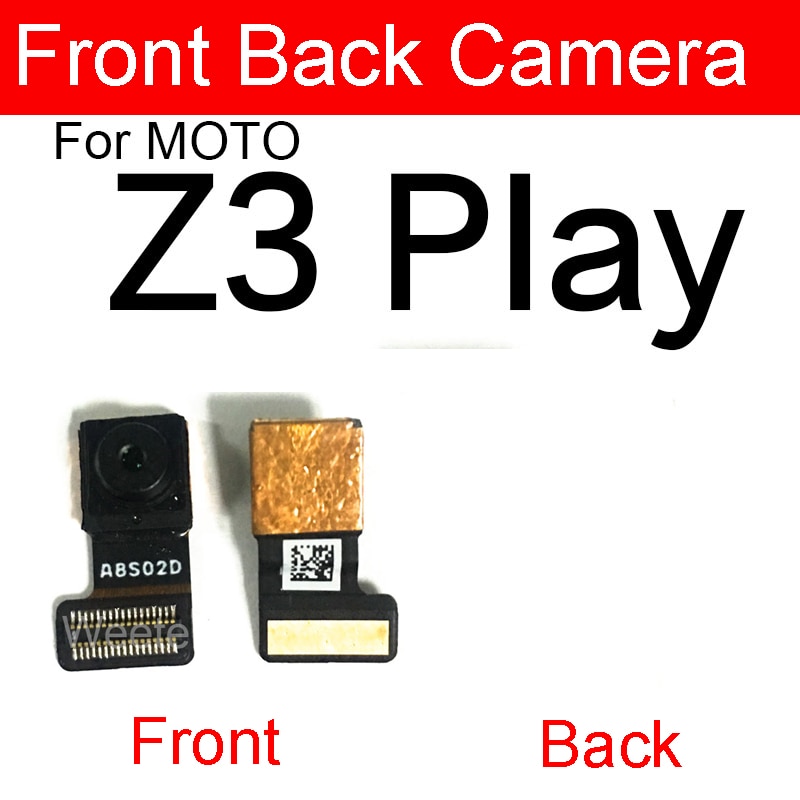 Phụ Kiện Mạch Camera Trước Và Sau Cho Điện Thoại Motorola Moto Z Z2 Z3 Play Force