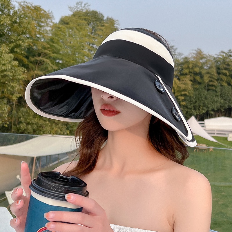 Mũ vành oversize chống nắng chống tia cực tím thoáng khí thời trang mùa hè cho nữ