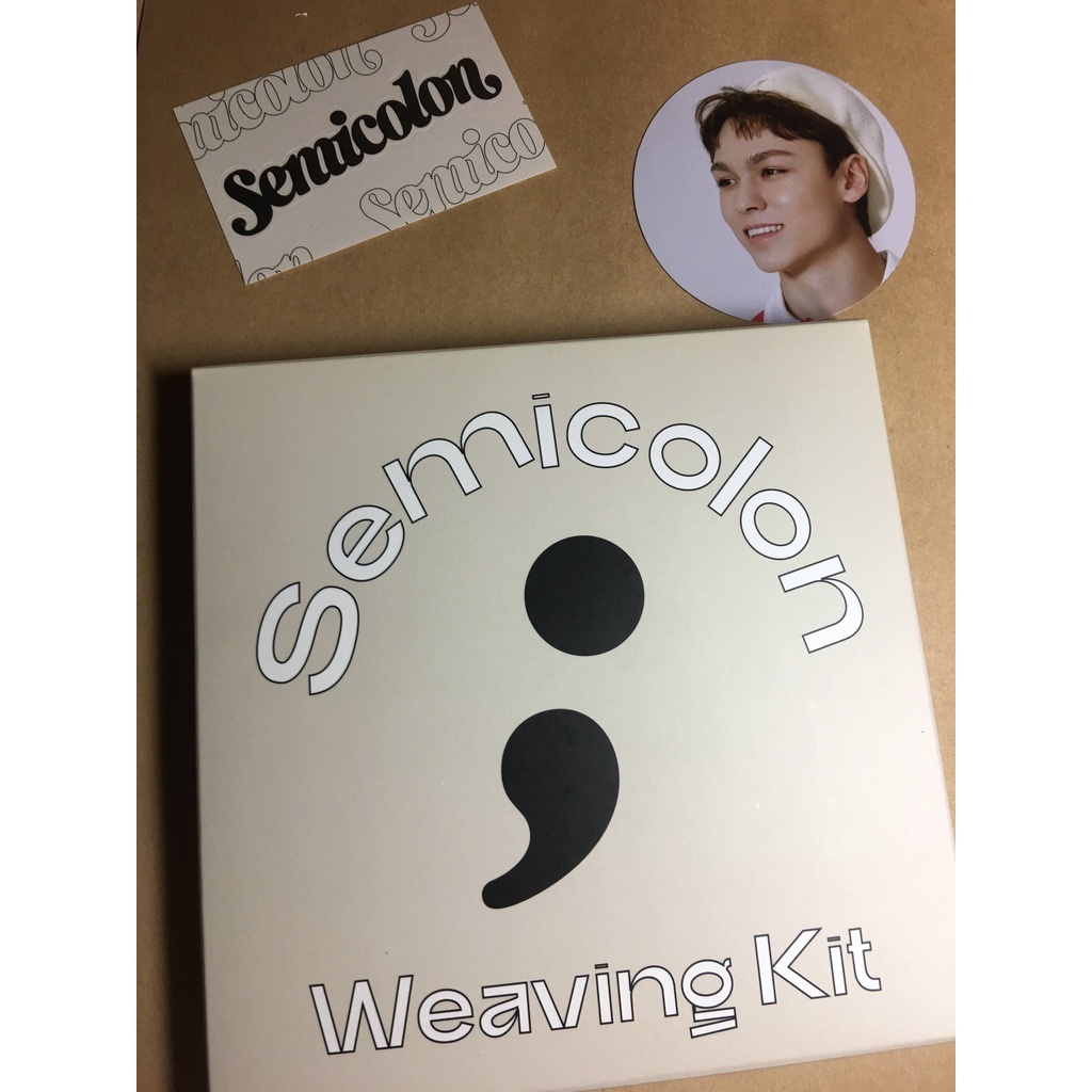 Album Semicolon SEVENTEEN cover Jeonghan + poster