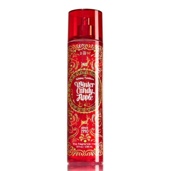 𝗕𝗢𝗗𝗬𝗠𝗜𝗦𝗧𝗣𝗘𝗥𝗙𝗨𝗠𝗘⚜️Xịt Thơm Toàn Thân Bath And Body Works - Winter Candy Apple Body Mist 236ml | BigBuy360 - bigbuy360.vn