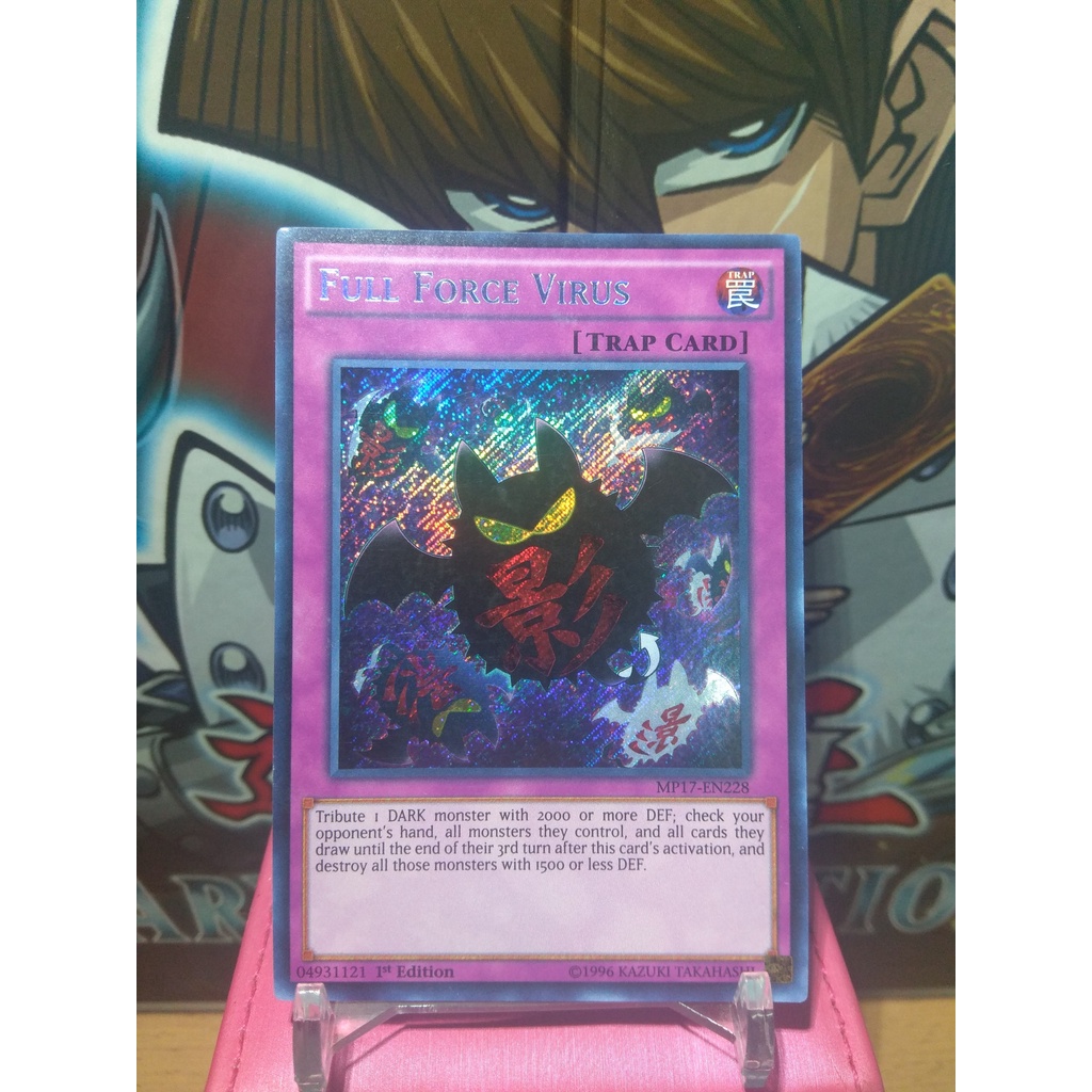Thẻ bài Yugioh! Full Force Virus - MP17-EN228 - Secret Rare 1st Edition