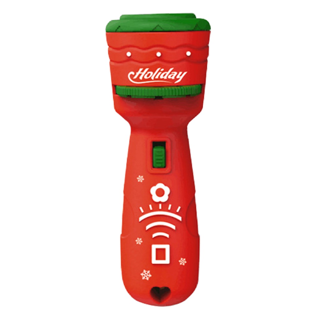 Đồ Chơi Đèn Pin Chiếu Hình Ông Già Noel Trang Trí Cây Thông Giáng Sinh