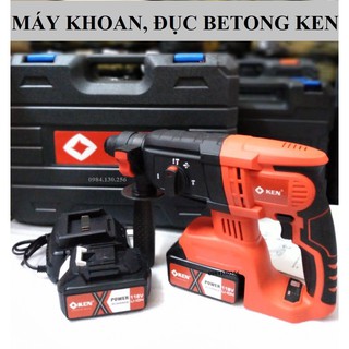 Máy Khoan đục betong dùng pin KEN, siêu khỏe
