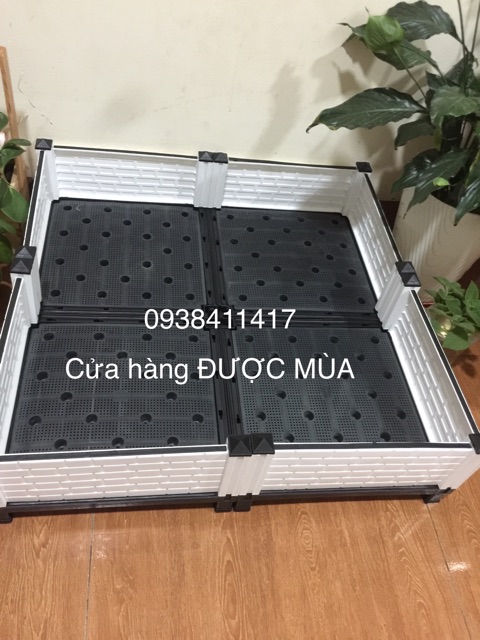 Chậu lắp ghép trồng rau thông minh- 80x80x22cm