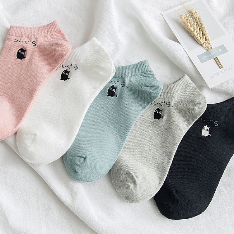 Tất nữ ngắn cổ Meow Socks [Hàng Cao Cấp]