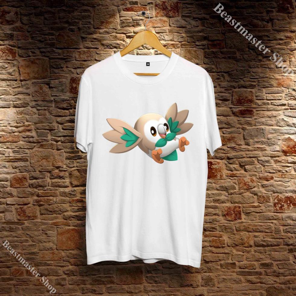 [DISCOUNT]💚 Áo Unisex Rowlet - Áo Unisex Mokuro - Rowlet T-Shirt cá tính - RWL-003