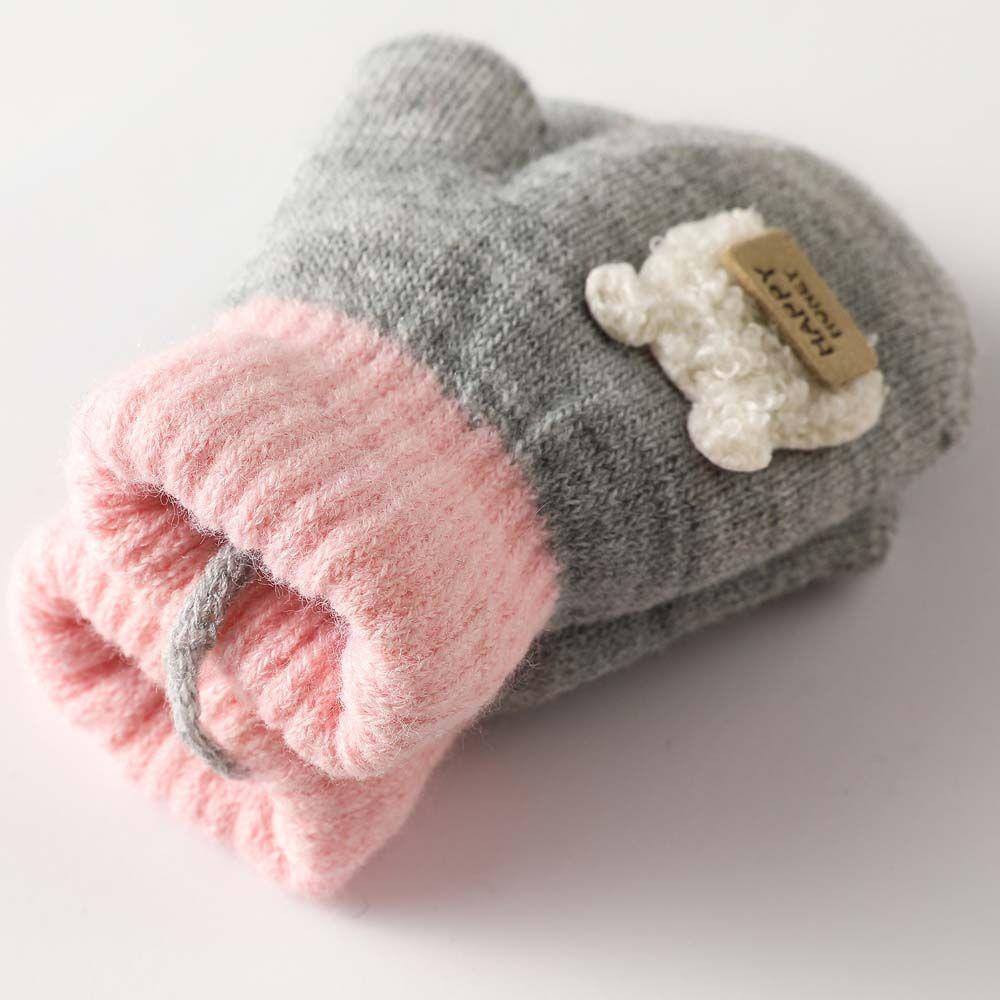 Găng Tay Len Mềm Mại Dễ Thương Cho Bé