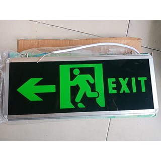 Đèn Exit 2 Mặt lối thoát hiểm chỉ 1 hướng