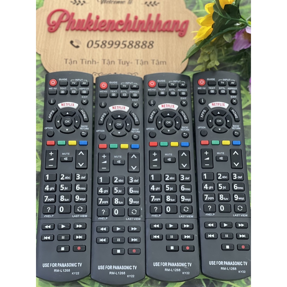 [HÀNG ĐẸP]Remote điều khiển tivi PANASONIC CÓ INTERNET (TẶNG KÈM PIN)