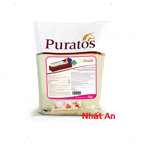 Set nguyên liệu làm bánh Biscotti Red Velvet Nhất An