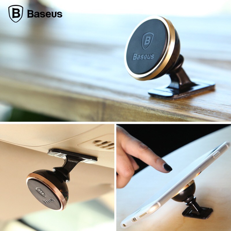 [Hàng Cao Cấp] Giá Đỡ Điện Thoại Ô tô  Baseus 360 Độ -Từ Tính Nam Châm Dính Cực Chắc - Siêu Đẹp và Sang Trọng | BigBuy360 - bigbuy360.vn