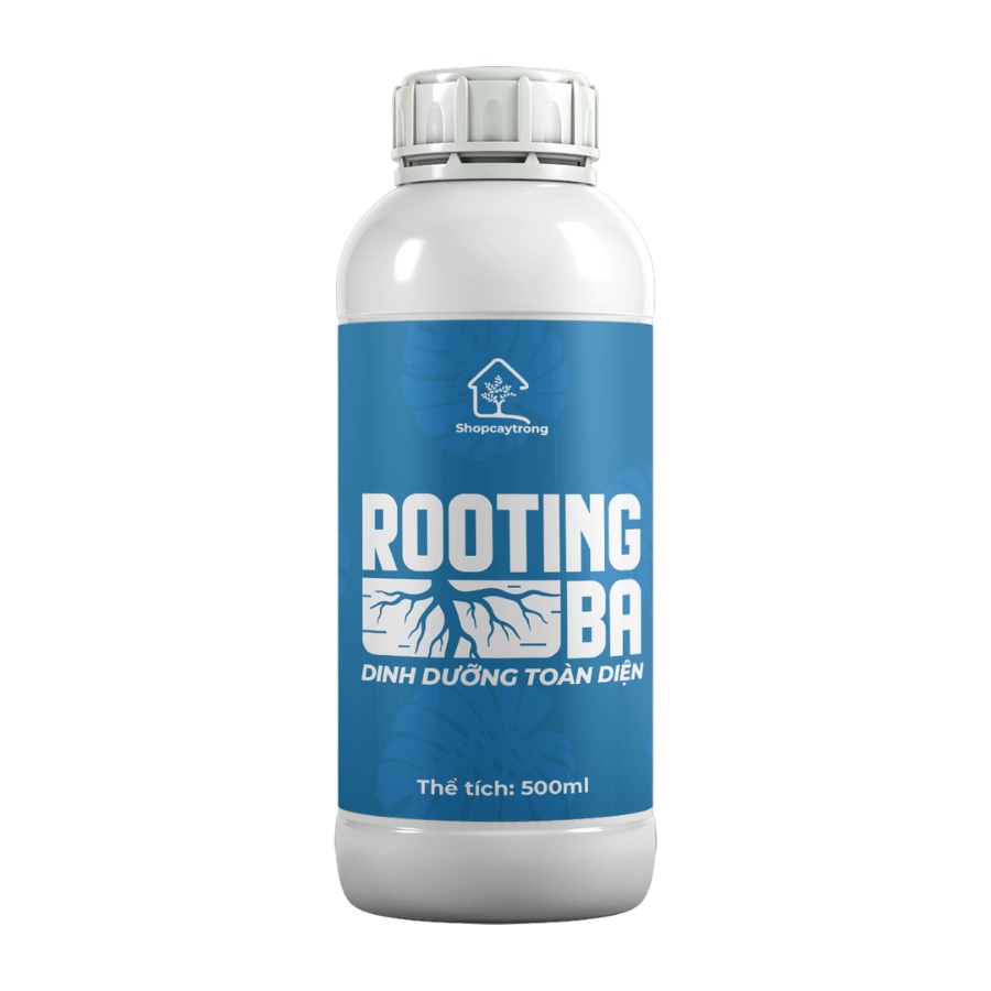 Nước Tưới Dinh dưỡng – Kích rễ Rooting BA (chai 500ml) siêu ra rễ dành cho Sen Đá, Kiểng Lá, Kie Phong Lan