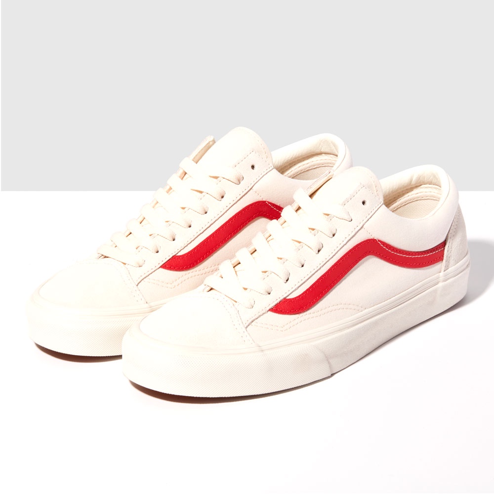 Giày Vans Old Skool Style 36 Marshmallow Racing Red - VN0A3DZ3OXS