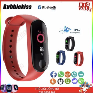 Vòng đeo tay thông minh Smar.t Band Cao Cấp, Vòng Đo Nhịp Tim kết nối Bluetooth,Chống Nước