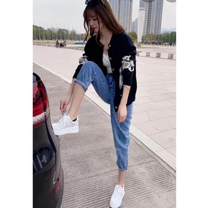 Quần jean bò baggy nữ cạp cao hàng Quảng Châu phong cách Hàn Quốc sành điệu style  2022 #SKShop #SKShop22 #SK | BigBuy360 - bigbuy360.vn