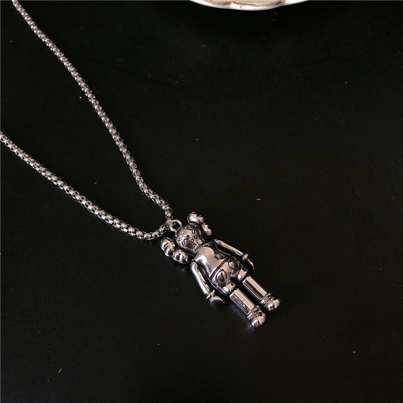 Dây chuyền phối mặt hình búp bê Sesame Street phong cách hiphop cá tính