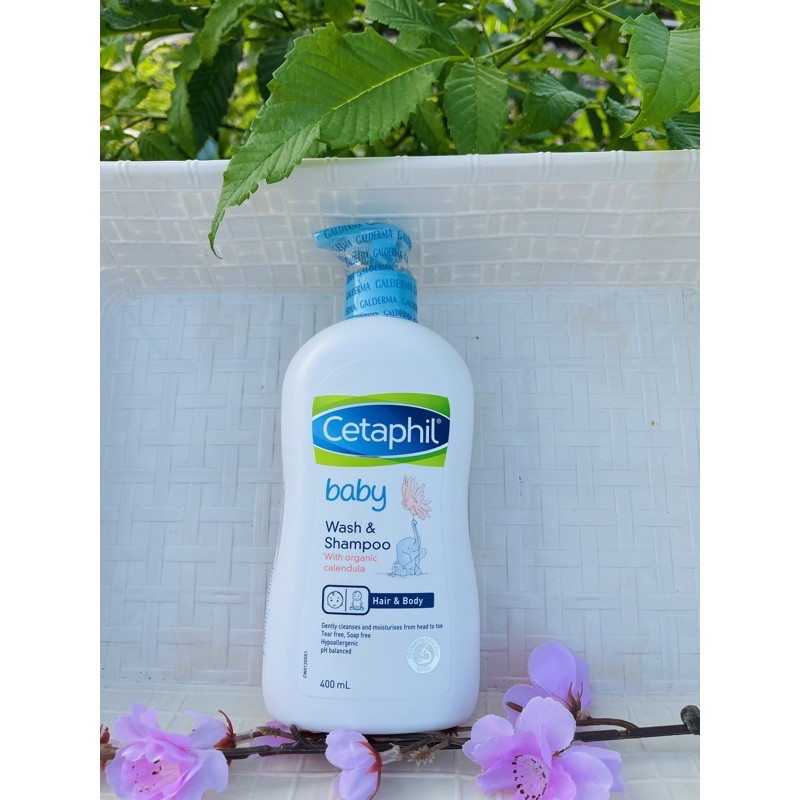 Sữa Duỡng Thể Cetaphil Baby Lotion và Tắm Gội 400ml