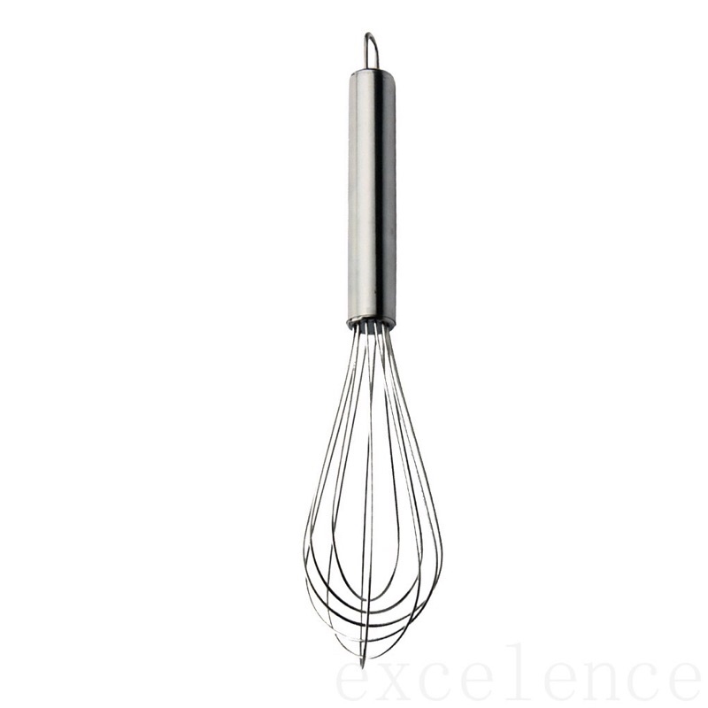 Dụng cụ đánh trứng tay cầm trúc / inox