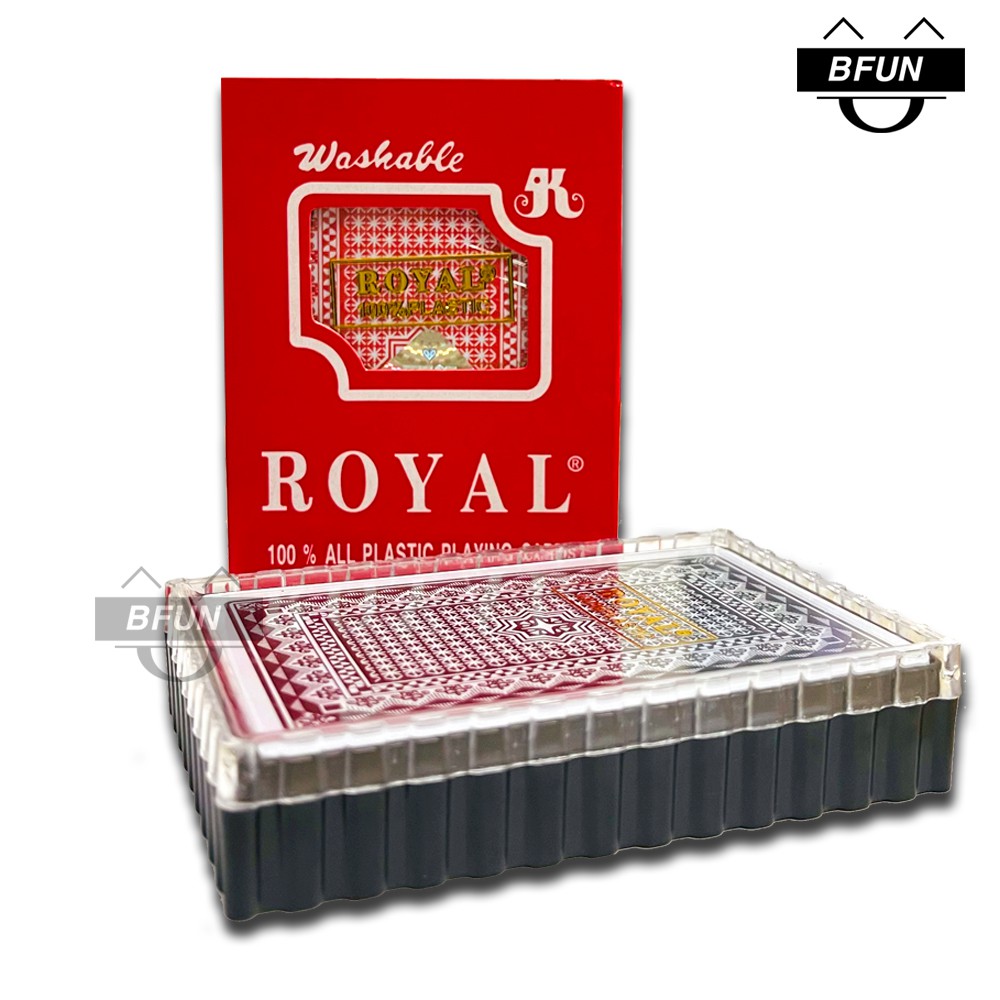 Bài Tây Nhựa ROYAL Cao Cấp - Bộ Bài 52 Lá, Đẹp, Made In Đài Loan - Đồ Chơi Trẻ Em BFUN