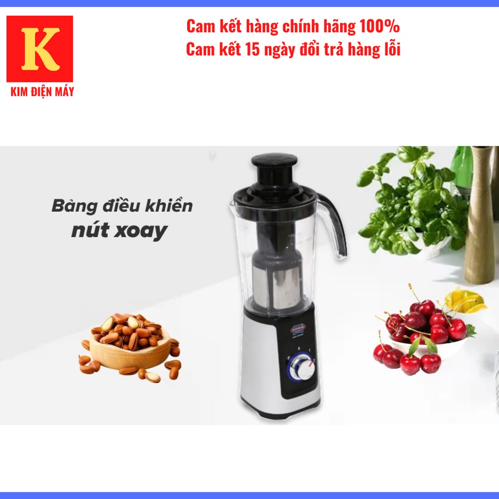 Máy xay sinh tố đa năng Sunhouse SHD5322B-công suất 220W tiết kiệm điện-bảo hành 12 tháng toàn quốc
