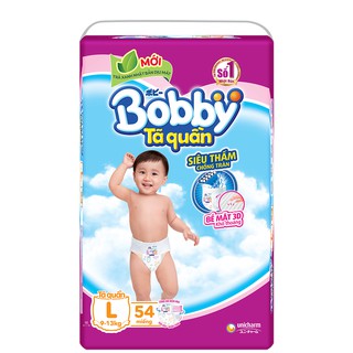 Bỉm - Tã quần Bobby đủ size M60. L 54. Xl48 XXL44 miếng