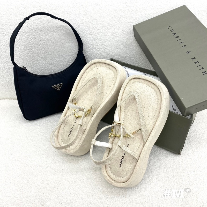 Sandal đế cói bánh mỳ dây xích