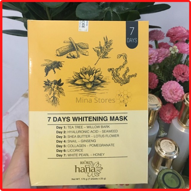 Mặt Nạ Dưỡng Da 7 Ngày - Riori 7 Days Whitening Mask