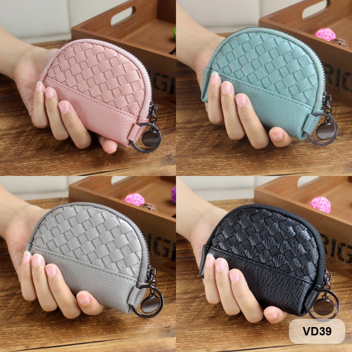 🍀 Ví tiền mini phối sọc viền dễ thương - VD39 | BigBuy360 - bigbuy360.vn