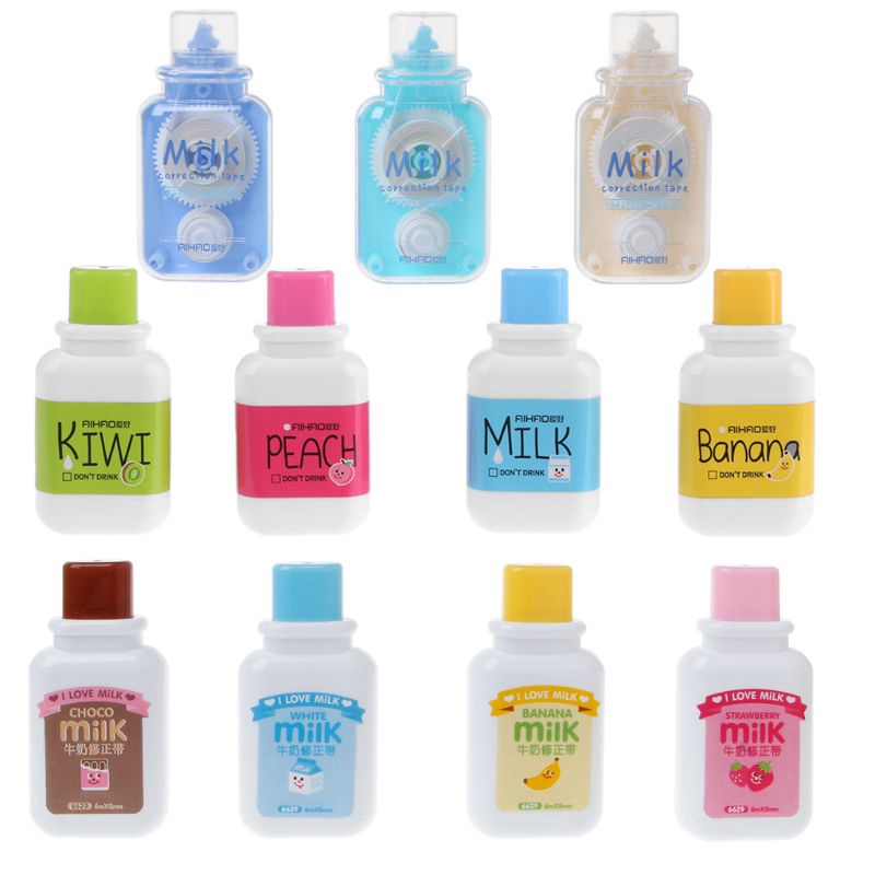 Bút xóa giấy hình hộp sữa thích hợp dùng trong văn phòng và trường học