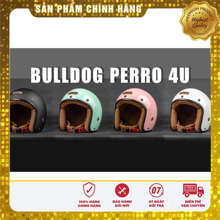Mũ 3/4 Bulldog Perro 4U