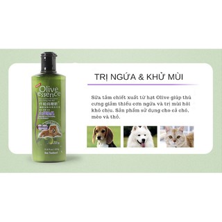 Sữa Tắm Olive Dành Cho Chó, Mèo (450ml)