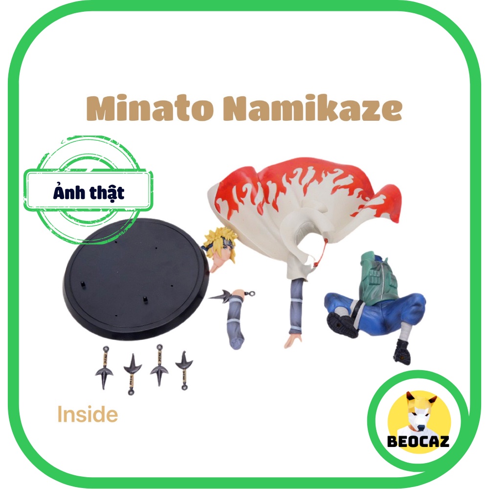 [Full Box] Mô hình Namikaze Minato Đệ tứ 15 cm bền màu, nhựa an toàn - Đồ chơi Naruto