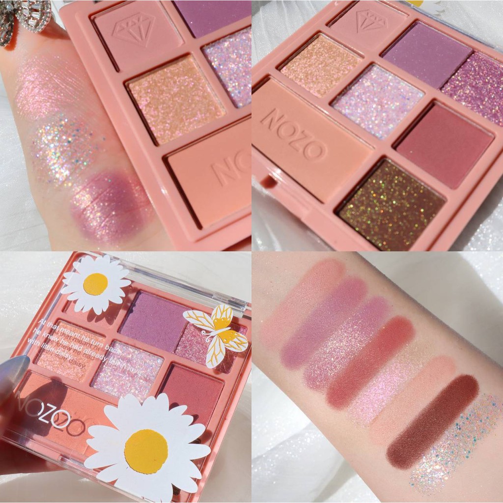 Phấn mắt🍑FREESHIP🍑Bảng Phấn Mắt trang điểm Nhũ Cao Cấp 8 Ô Nozo Cúc Họa Mi | BigBuy360 - bigbuy360.vn