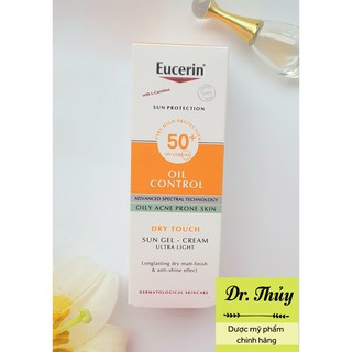 🌞☀️Kem Chống Nắng EUCERIN kiềm dầu Eucerin Sun Gel Cream Oil Control SPF 50+ 50ml