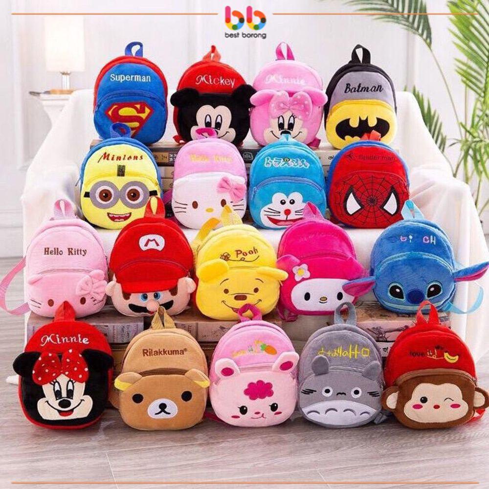 Ba Lô 22cm Họa Tiết Hoạt Hình Xinh Xắn Dành Cho Bé