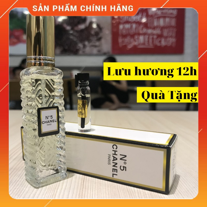 Nước Hoa mini Nó.5 ChaneI 20ml 6D - Nước Hoa Nữ Thơm Lâu, Mùi Ngọt, Lưu Hương 12h - Sang Trọng, Tinh Tế | Thế Giới Skin Care