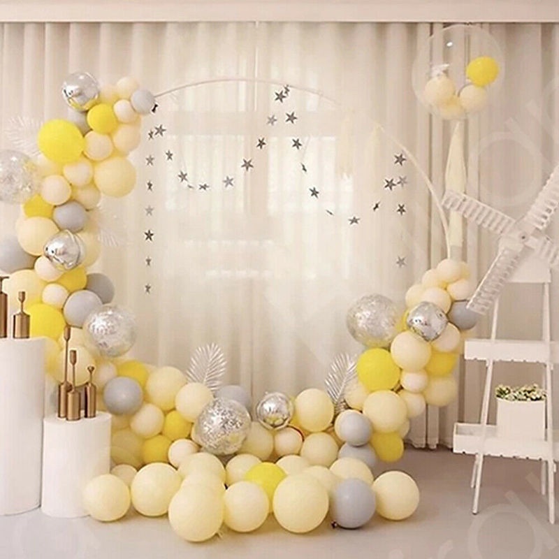 [Hot Promos] Giá Đỡ Bong Bóng Hình Vòng Cung Trang Trí Tiệc Sinh Nhật Và Tiệc Cưới 60 / 80 / 100CM