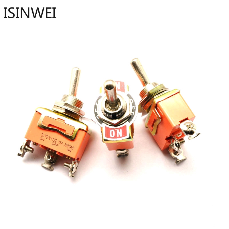 Công Tắc 3 Pin On - Off - On E - Ten1122 15A/250V