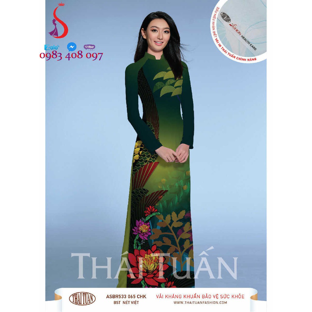 Vải Áo Dài Thái Tuấn đẹp 2020 cùng Nét Việt premium