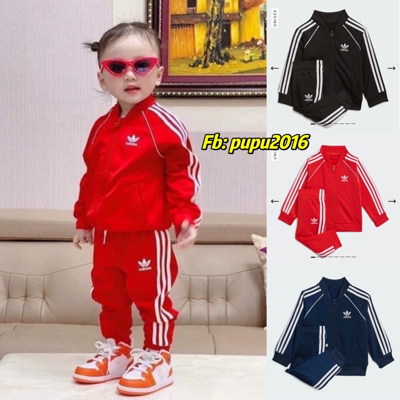 BỘ KHOÁC NỈ ADIDAS TQXK CHO BÉ GÁI - BÉ TRAI HÀNG CAO CẤP