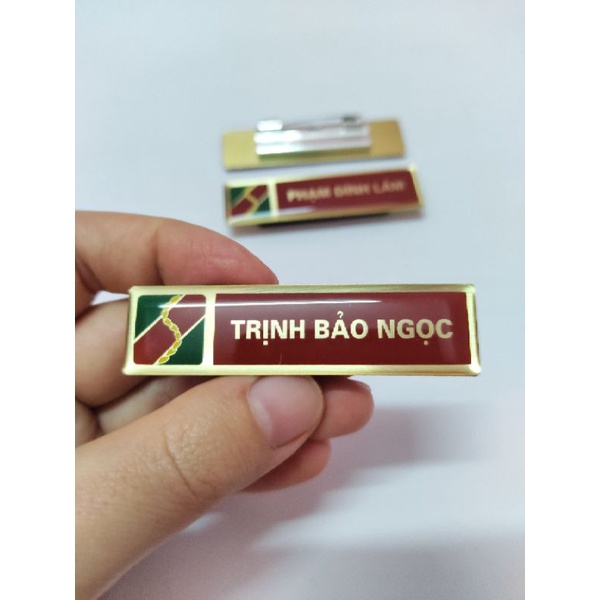 Thẻ tên ngân hàng bằng đồng giúp Nhận diện thương hiệu