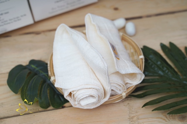 Khăn Mặt Tơ Tằm Cao Cấp SenSilk